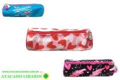 SOLAPA ESTOJO ESCOLAR INF FEMININO 20X8CM HE81565