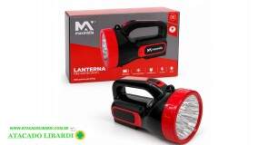 LANTERNA 18LED 18CM 3W RECARREGAVEL BIVOLT IPMAX1808