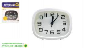RELOGIO DESPERTADOR 10CM PLAST LT23423