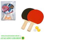 BLISTER PING PONG 2 RAQUETES E 3 BOLINHAS LT20033