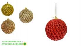 BOLA DE NATAL 8CM GLITTER NBOL8V07