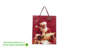 SACOLA PAPEL PRESENTE 26X12X32CM YX8787