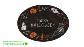 TRAVESSA MELAMINA OVAL 35,5X25,6CM HALLOWEEN 81081001