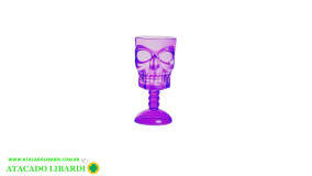 COPO CAVEIRA 16,5CM ROXO 49996002