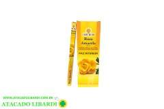 INCENSO C/7 VARETAS CLOVE BRAND ROSA AMARELA