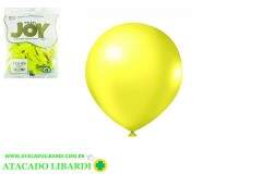 BALAO 9 JOY NEON AMARELO 25UNI NE01