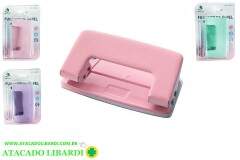 PERFURADOR METAL P/PAPEL 2 FUROS 6MM HE63731