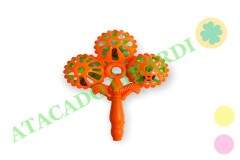 SOLAPA CHOCALHO 20CM PLAST COLOR FU3083
