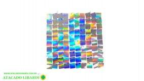 PAINEL DECORATIVO HOLOGRAFICO 30X30CM PA05072