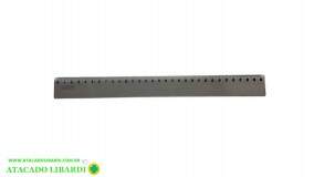 REGUA 30CM PLAST CRISTAL 10270018