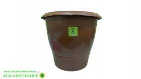 VASO 15L RED MARROM 6709