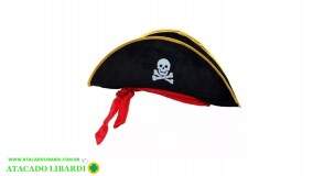 CHAPEU PIRATA AVELUDADO 84004