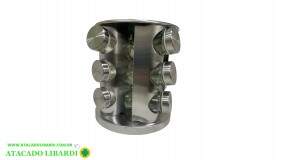 PORTA CONDIMENTO C/SUPORTE GIRATORIO 16PCS INOX CA09855
