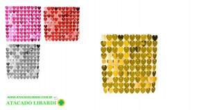 PAINEL DECORATIVO CORACAO 30X30CM WX5002
