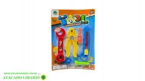 BLISTER KIT FERRAMENTAS 6PCS COLOR TOYS23939