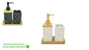CONJ BANHEIRO 3PCS CERAM DV80953