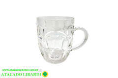 CANECA VIDRO 545ML TRASNP 16247