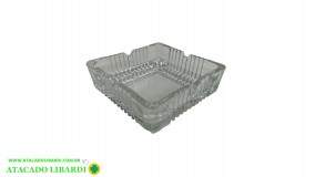 CINZEIRO VIDRO 9,5CM QUADRADO BA28807