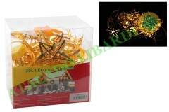 PISCA CORDAO 20 LED ESTRELAS DOUR 110V S618054RE