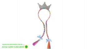 TIARA PLAST DECORADA C/ACESSORIOS RT800101