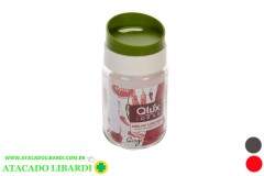 PORTA CONDIMENTO VIDRO 370ML C/TAMPA DOSADORA 20058