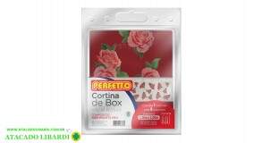 CORTINA DE BOX C/ VISOR 138X200CM EST 17012