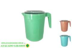 JARRA PLAST 4000ML C/TAMPA COLOR 6814