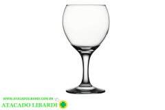 TACA VINHO VIDRO 17CM 340ML EDEN 44272 1818