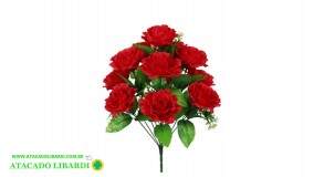 BQ DE ROSAS VERMELHO X18 56CM BG318001RD