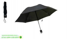 GUARDA CHUVA MINI PRETO CABO RETO CBH0743B
