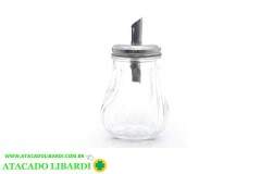 ACUCAREIRO VIDRO 200ML C/BICO TRANSP UNI VDA0509