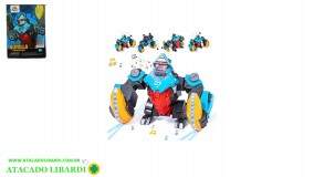 GORILLA ROBO PLAST 17CM C/LUZ E SOM TKAB6356