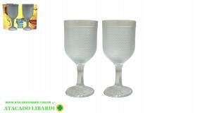 CONJ TACAS 2PCS 240ML VIDRO ELV1070N
