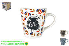 CANECA CERAM 300ML 10CM CONE CAFE 423982