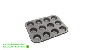 ASSADEIRA ANTIADERENTE 12 CUPCAKE 35X26,5CM ECO23030