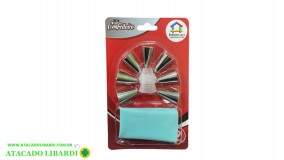 DECORADOR BOLO C/SACO 9PCS FUT227