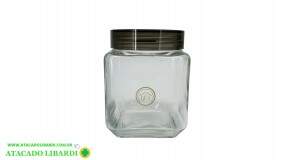 POTE HERMETICO VIDRO 1100ML C/TAMPA UCO871