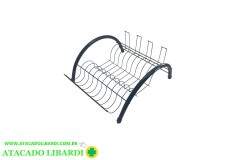 ESCORREDOR LOUCA METAL PRETO 4175
