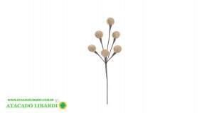 PICK BOLINHA AVELUDADO 42CM DOURADO 97688001