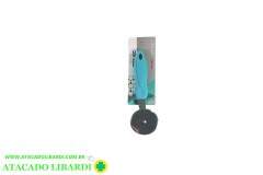 CORTADOR PIZZA 20CM INOX AZUL 0368