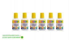 CORRETIVO LIQUIDO 18ML 6UNI 015180519