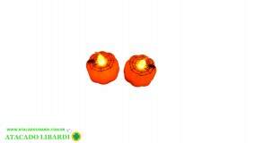 VELA HALLOWEEN ELETRONICA 5X3CM LED  HF61253