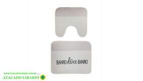 TAPETE MICROFIBRA BANHEIRO 2PCS DT5093