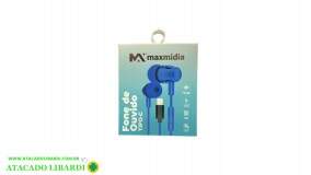 FONE DE OUVIDO C/MICROFONE T MAXMIDIA MAXF708