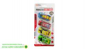 BLISTER CARRO COLECAO 4PCS GK2387