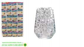 ENFEITE VASO BOLINHAS GEL EXPANSIVA 24UNI TRANSPARENTE  193189RT