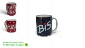 CANECA CERAM 300ML 9CM CHOCOLATE UT1132
