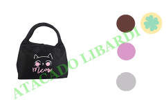 BOLSA TERMICA 24X15X12CM MAO DEC GATO HB69412