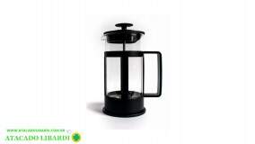CAFETEIRA FRANCESA 350ML 16CM VIDRO SUPORTE 31525C