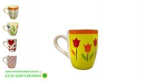 CANECA CERAMICA 300ML ESTAMPADA SORT IS0065